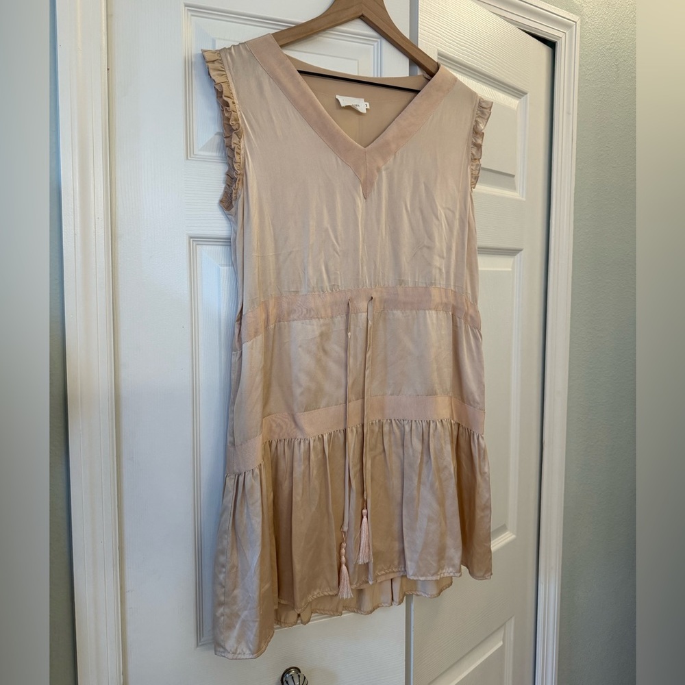FLANNEL Australia silk tiered ruffle dress - Picture 4 of 8